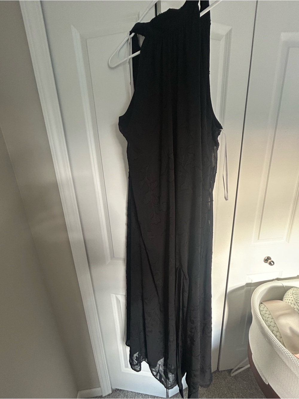 Lulu's Black Halter Maxi Dress